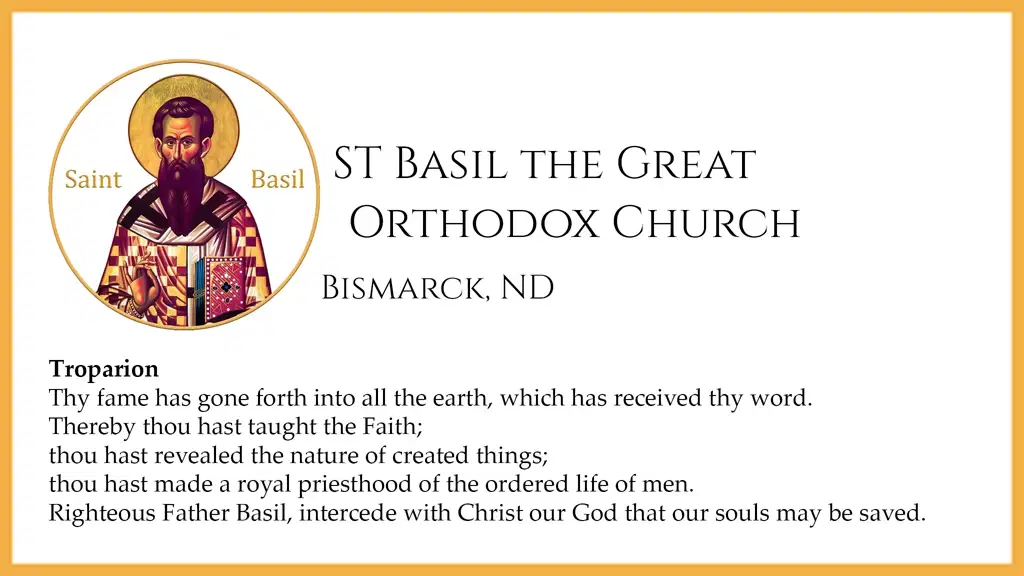 St. Basil the Great Orthodox Church, Bismarck, ND — photo 3 of 3